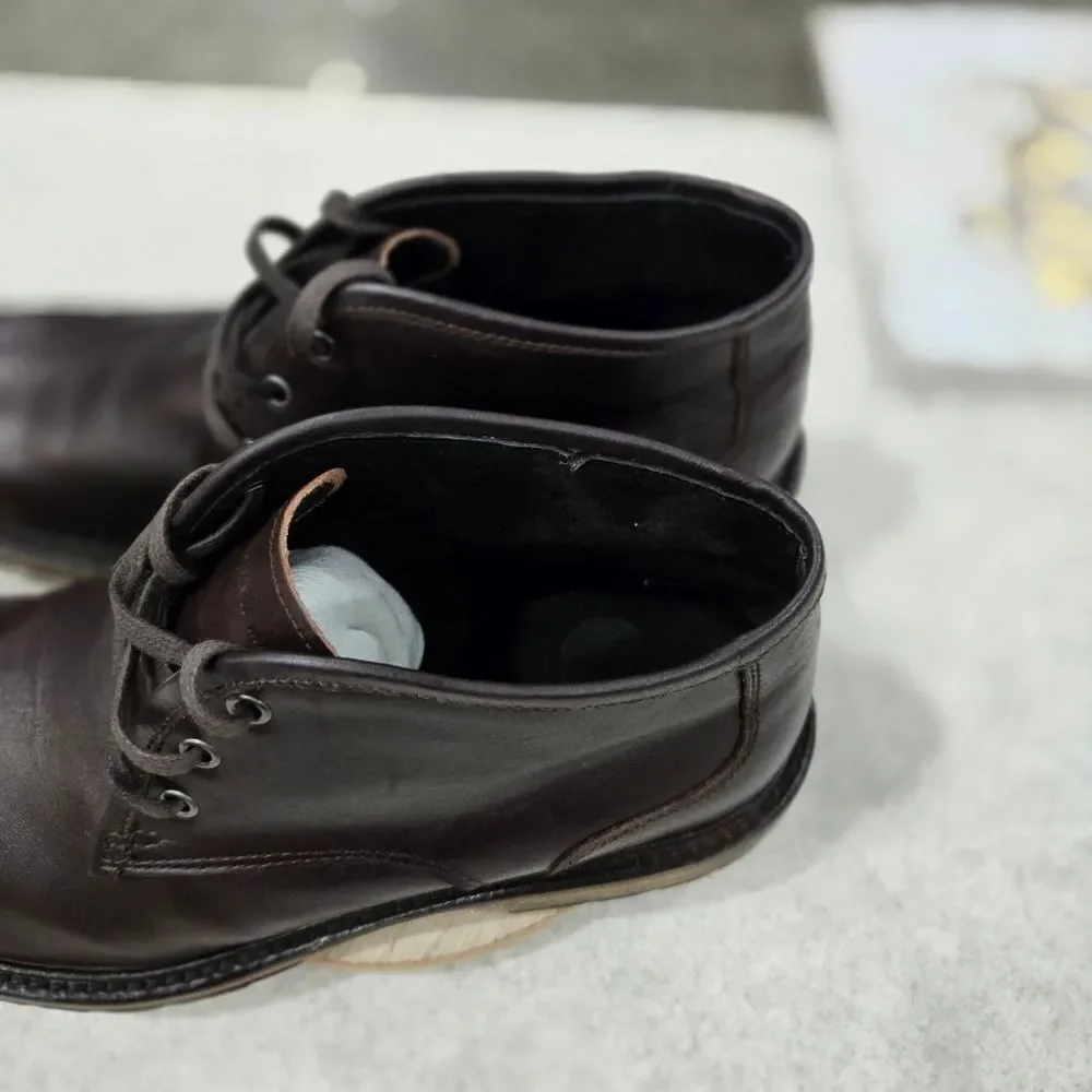 🐢 Andrew Marc leather Chukka boots Size 7.5 Excellent Condition!